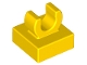 Tile, Modified 1 x 1 with Open O Clip