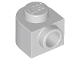 Brick, Round 1 x 1 x 2/3 Half Circle Extended with Stud on Side